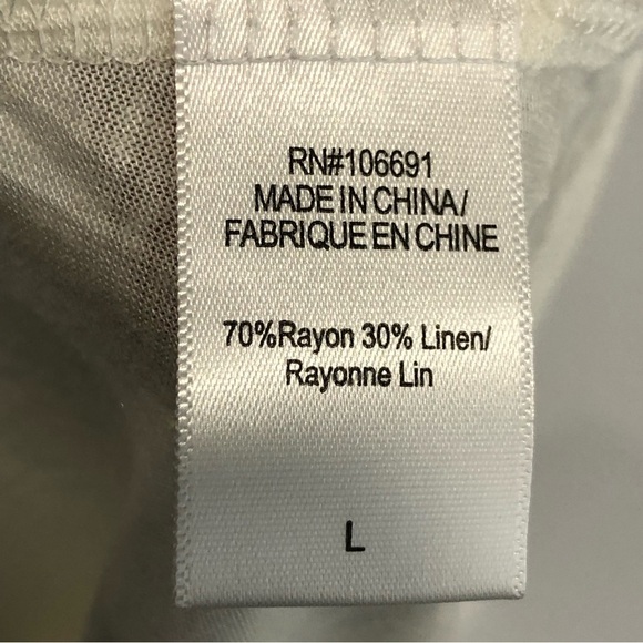 Young fabulous, & broke cream button down shirt - Picture 5 of 9